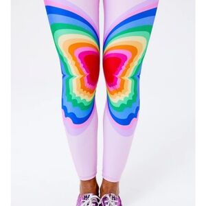 Terez psychedelic butterfly leggings 🌈